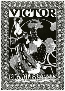 海报广告Victor Bicycles，1895